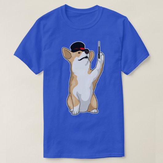 Corgi Magician Toverstaf T-shirt (Design voorkant)