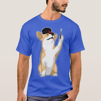 Corgi Magician Toverstaf T-shirt