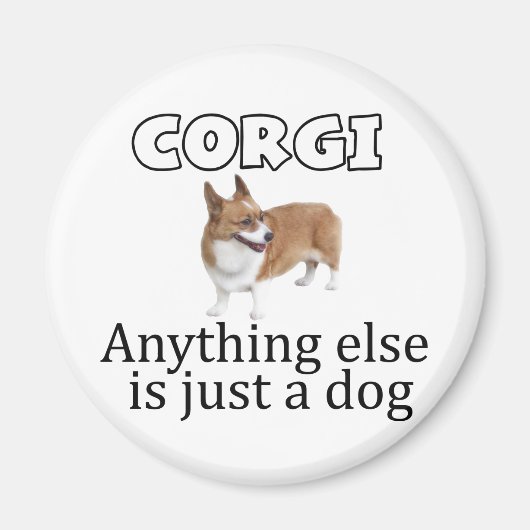 Corgi Magneet (Voorkant)