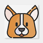 Corgi Magneet (Voorkant)