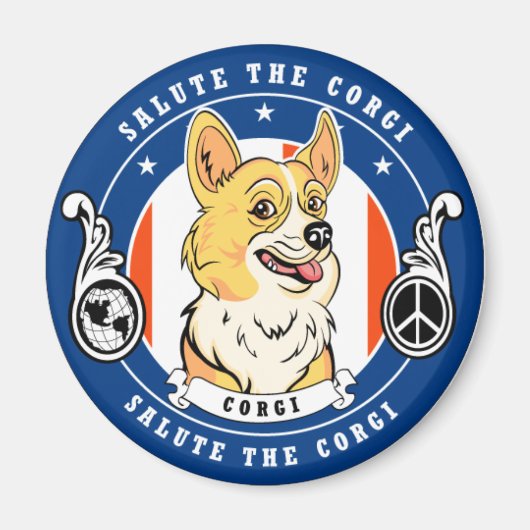 Corgi Magnet (Voorkant)