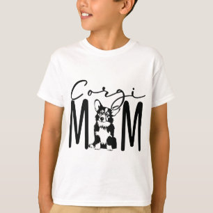 Corgi Mam Puppy Cute Fun Dog Mam Love Gifts for Co T-shirt