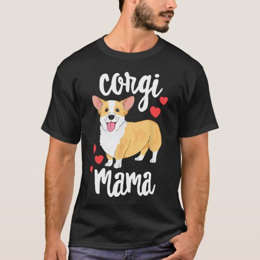 Corgi Mama1 T-shirt (Voorkant)