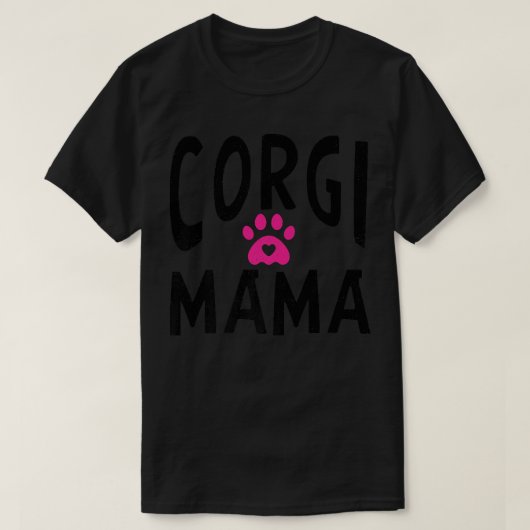 Corgi Mama Animal Cute Dog Ma -539 T-shirt (Design voorkant)