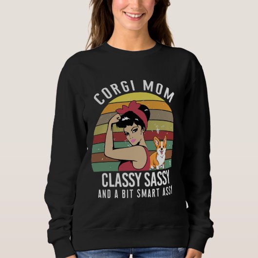 Corgi mama Classy Sassy Trui (Voorkant)