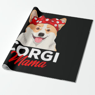 Corgi Mama Cute Corgi Dog Cadeaupapier