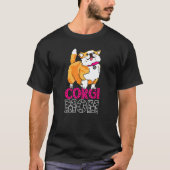 Corgi mama Derpy Corgo Walking T-shirt (Voorkant)