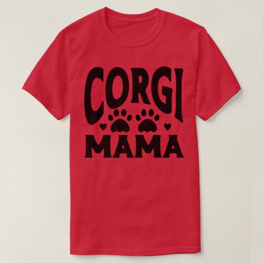 Corgi Mama Dier Cute Hond Moeder365 T-shirt (Design voorkant)