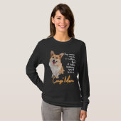 Corgi mama Dog Corgi T-shirt (Voorkant volledig)