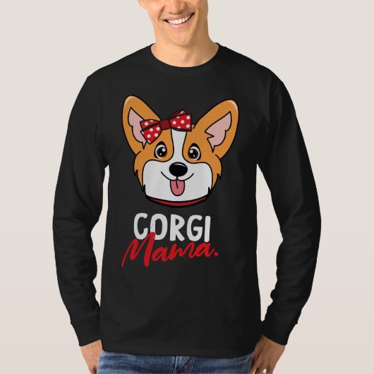 Corgi Mama Dog T-shirt (Voorkant)