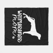 Corgi Mama Fleece Deken (Voorkant (Horizontaal))