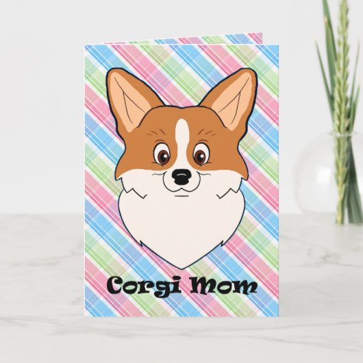 Corgi Mama Kaart (Voorkant)
