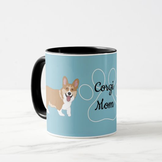 Corgi Mama Mok (Voorkant links)