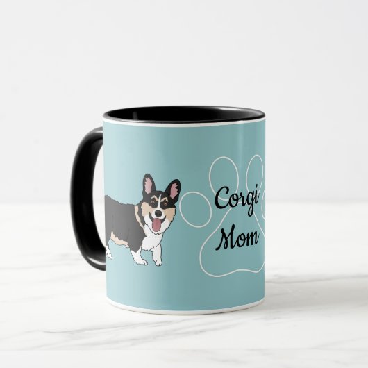 Corgi Mama Mok (Voorkant links)