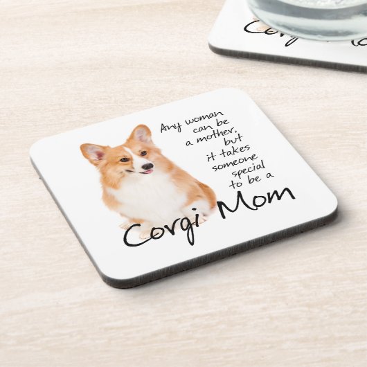 Corgi mama Onderzetters (Linkerzijde)