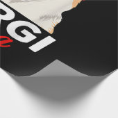 Corgi Mama Schattige Corgi Dog Cadeaupapier (Hoek)