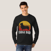 Corgi-Mannen T-shirt (Voorkant volledig)