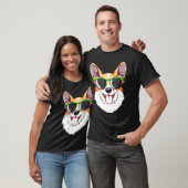Corgi Mardi Gras Carnaval Masker Corgi T-shirt (Unisex)
