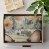 Corgi Meadow Magic: Een bloemig ontkoppelingsgenot Tissuepapier (Geschenk)