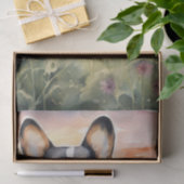 Corgi Meadow Magic: Een bloemig ontkoppelingsgenot Tissuepapier (Geschenk)