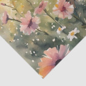 Corgi Meadow Magic: Een bloemig ontkoppelingsgenot Tissuepapier (Detail)