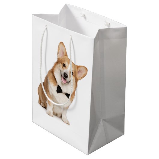 Corgi Medium Cadeauzakje (Achterkant Gekanteld)