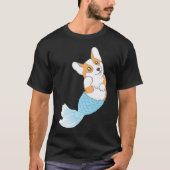 Corgi Mermaid Mercorgi T-shirt (Voorkant)