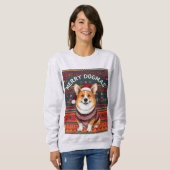 Corgi Merry Dogmas Trui (Voorkant volledig)