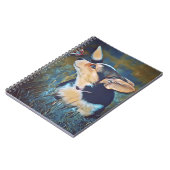 Corgi met Butterfly Notitieboek (Linkerzijde)