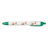 Corgi met Butterfly Zwarte Inkt Pen (Bodem)