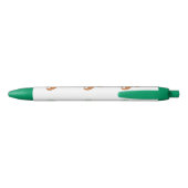 Corgi met Butterfly Zwarte Inkt Pen (Achterkant)