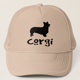 Corgi met kluntekst trucker pet