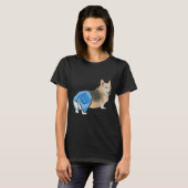 Corgi met mieren t-shirt (Voorkant volledig)