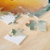 Corgi met Pasen Eieren Vakantie Legpuzzel (Zijkant)