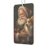 Corgi met Sinterklaas Feestelijke Kerstmis Luchtverfrisser (Links)