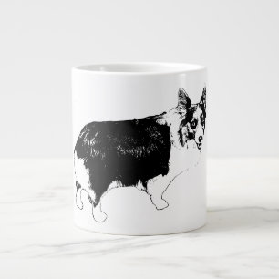 Corgi met sterrenlicht Krijgt je dag goed op gang Grote Koffiekop