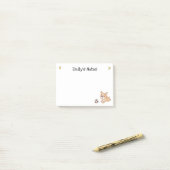 Corgi met Voetbal post-it notities Post-it® Notes (Op bureau)