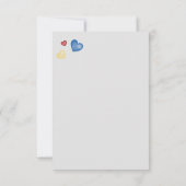 Corgi met zonnebril. Corgi liefhebbers Bedankkaart (Achterkant)