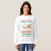 Corgi Mijn Hete Kersttrui  Trui (Voorkant volledig)