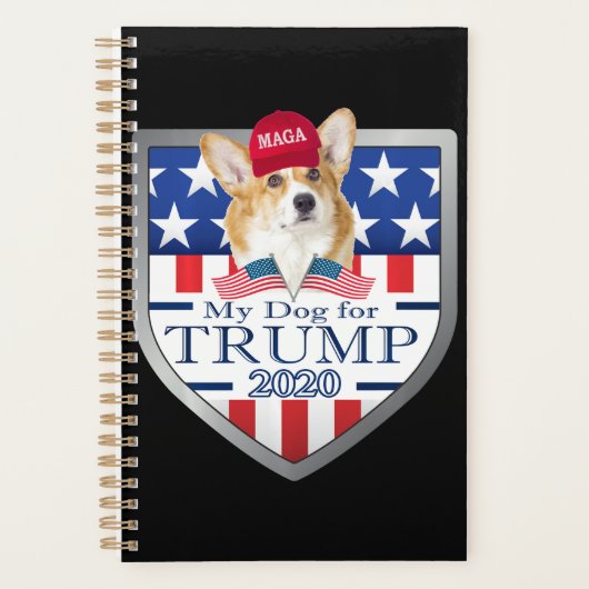 Corgi | Mijn hond Trump 2020 Corgi lange mouw Planner (Voorkant)