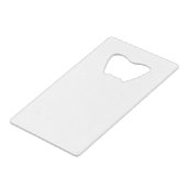 Corgi Modern White Text Creditkaart Flessenopener (Achterkant Gekanteld)