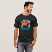 Corgi moeder grappige hond moeder t-shirt (Voorkant volledig)