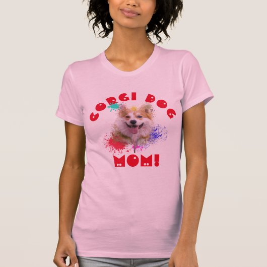 Corgi Moeder Hond Beste Hond Moeder Ooit T-shirt (Voorkant)
