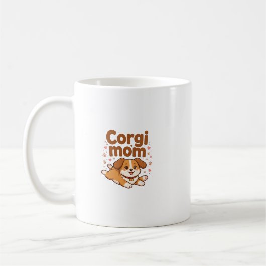 Corgi Moeder Koffiemok (Links)