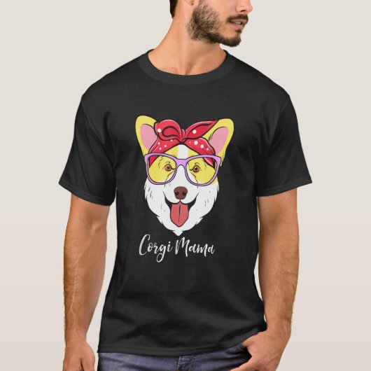 Corgi Moeder Liefde Corgis Corgi Mama T-shirt (Voorkant)