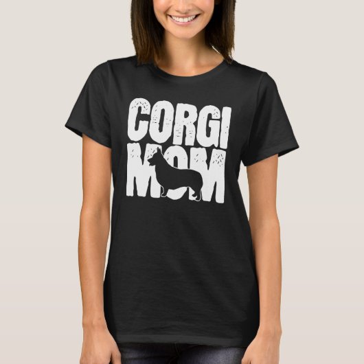 Corgi Moeder Moeders Dag Mama Hond T-shirt (Voorkant)