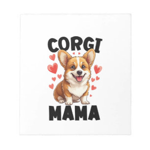 Corgi Moeder - Schattige Corgi Mama Notitieblok