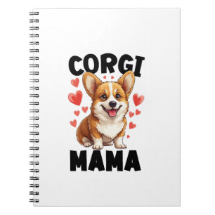 Corgi Moeder - Schattige Corgi Mama Notitieboek
