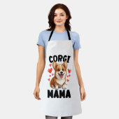 Corgi Moeder - Schattige Corgi Mama Schort (Gedragen)