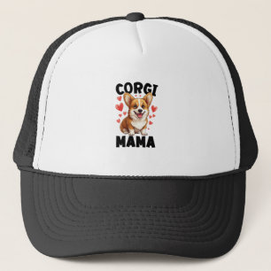 Corgi Moeder - Schattige Corgi Mama Trucker Pet
